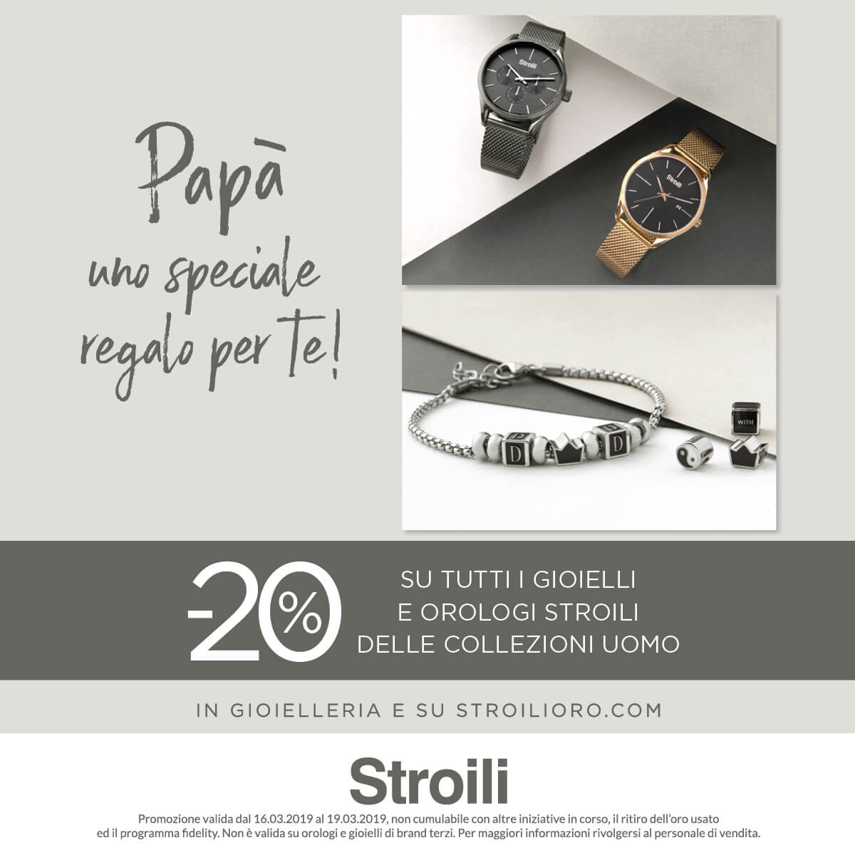 Stroili sales oro orologi